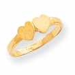 14k Childs Double Heart Ring