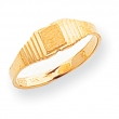 14k Childs Polished & Satin Ring