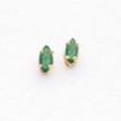 14k 5x2.5mm Marquise Emerald earring