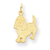14k Dog Charm