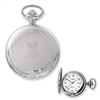 Charles Hubert Stainless Steel White Dial with Date Pocket Watch