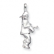 Sterling Silver Fireman Charm