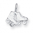 Sterling Silver Roller Skates Charm