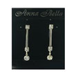 Anna Bella Fashion Post Drop CZ Earrings
