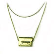 Brass Tone Pocketbook 30" Necklace