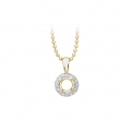 Semi-Mount Diamond Pendant W/Chain