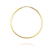 Picture of 14K Yellow Gold 1x30mm Endless Hoops