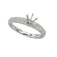 Picture of Diamonds Semi-Mount Ring