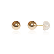 Picture of 14K Gold Polished 5mm Ball Post Earrings