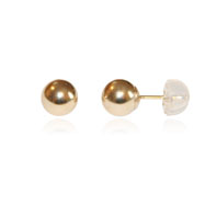 Picture of 14K Gold Polished 6mm Ball Post Earrings