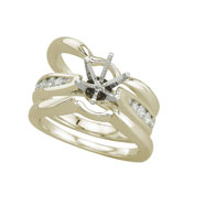 Picture of 14K Yellow Gold Diamond Ring