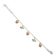 Picture of Sterling Silver Adjustable Childrens Bracelet