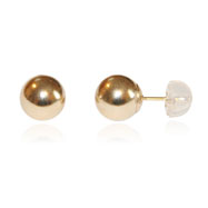Picture of 14K Gold Polished 8mm Ball Post Earrings