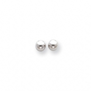 Picture of 14k White Gold Polished 5mm Ball Post Earrings