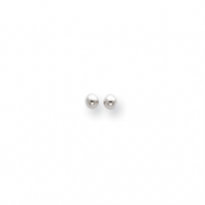 Picture of 14k White Gold Polished 3mm Ball Post Earrings
