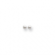 Picture of 14k White Gold Polished 3mm Ball Post Earrings