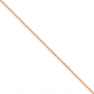 Picture of 14k Rose Gold 1.00mm Spiga Chain