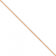 Picture of 14k Rose Gold 1.00mm Spiga Chain