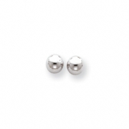 Picture of 14k White Gold Polished 6mm Ball Post Earrings