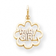 Picture of 10k Baby Girl Charm