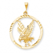 Picture of 10k EAGLE IN A FRAME CHARM