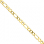 Picture of 10k Light Figaro Chain bracelet