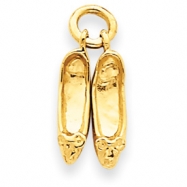 Picture of 14k Ballet Slippers Charm