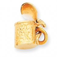 Picture of 14k 3-D Beer Stein Charm