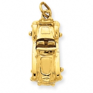 Picture of 14k 3-D Sports Car Charm