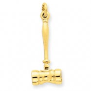 Picture of 14k 3-D Gavel Charm