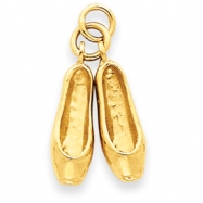 Picture of 14k Ballet Slippers Charm