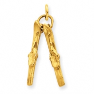 Picture of 14k Pair of Skis Charm