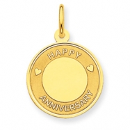 Picture of 14K Happy Anniversary Charm