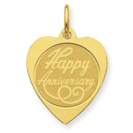 Picture of 14K Happy Anniversary Charm