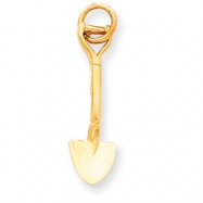 Picture of 14k 3-D Spade Charm