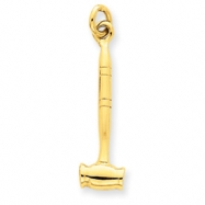 Picture of 14k 3-D Gavel Charm