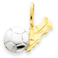 Picture of 14k Two-Tone Soccer Charm