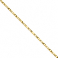 Picture of 14k 2mm Byzantine Chain