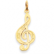 Picture of 14k Treble Clef Charm