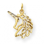 Picture of 14k Unicorns Head Pendant