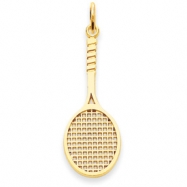 Picture of 14k Tennis Racquet Charm