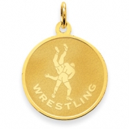 Picture of 14k Wrestling Charm