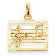 Picture of 14k Musical Chart Charm