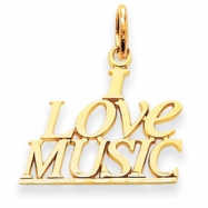 Picture of 14k I Love Music Charm