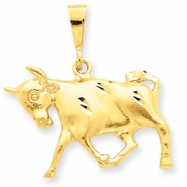 Picture of 14k Taurus Zodiac Charm