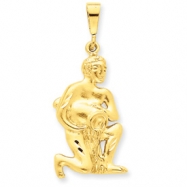 Picture of 14k Aquarius Zodiac Charm
