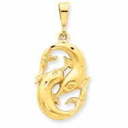 Picture of 14k Pisces Zodiac Charm