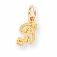 Picture of 14ky Casted Initial B Charm