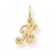 Picture of 14ky Casted Initial K Charm