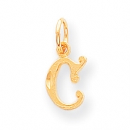 Picture of 14k Initial C Charm
